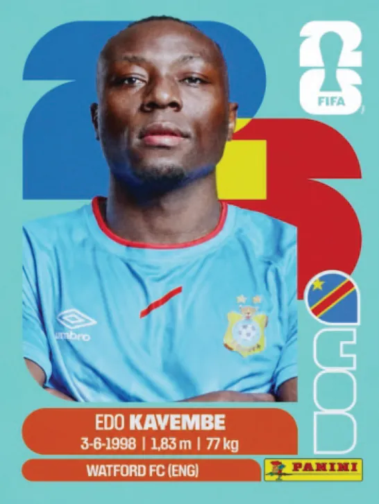 Figurinha COD10 — República Democrática do Congo