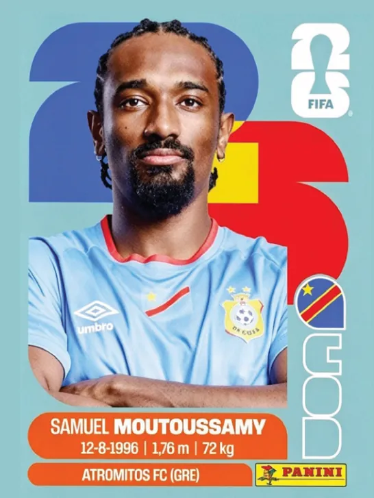 Figurinha COD11 — República Democrática do Congo