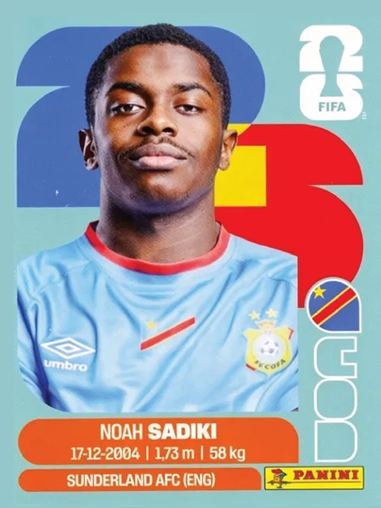 Figurinha COD12 — República Democrática do Congo