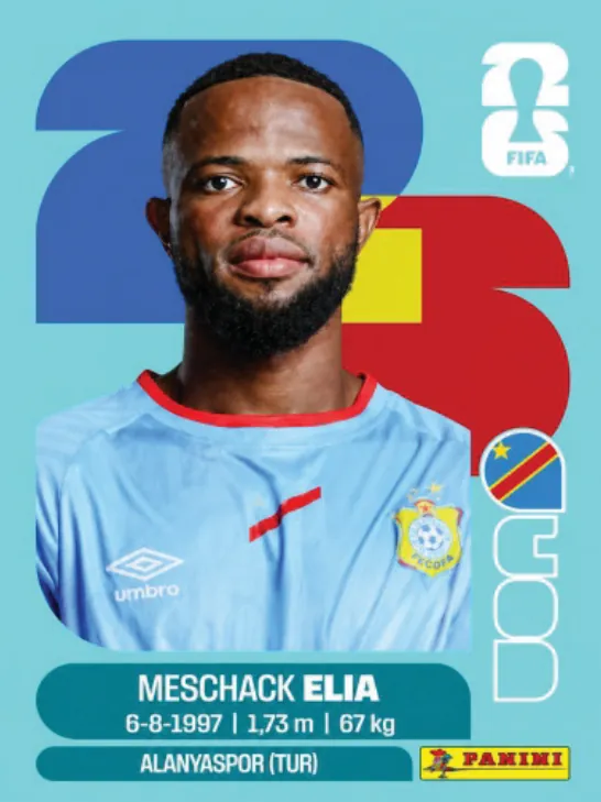 Figurinha COD15 — República Democrática do Congo
