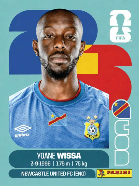 Figurinha COD16 — República Democrática do Congo