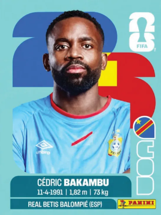 Figurinha COD19 — República Democrática do Congo