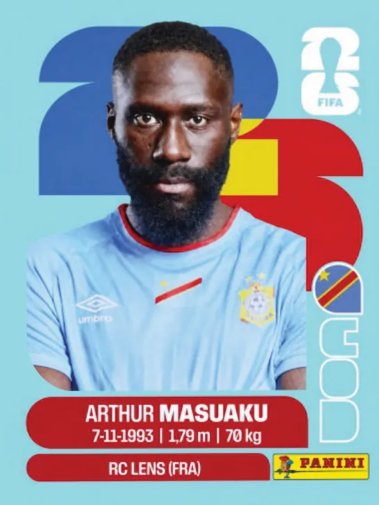 Figurinha COD5 — República Democrática do Congo