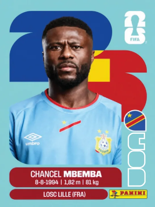 Figurinha COD6 — República Democrática do Congo