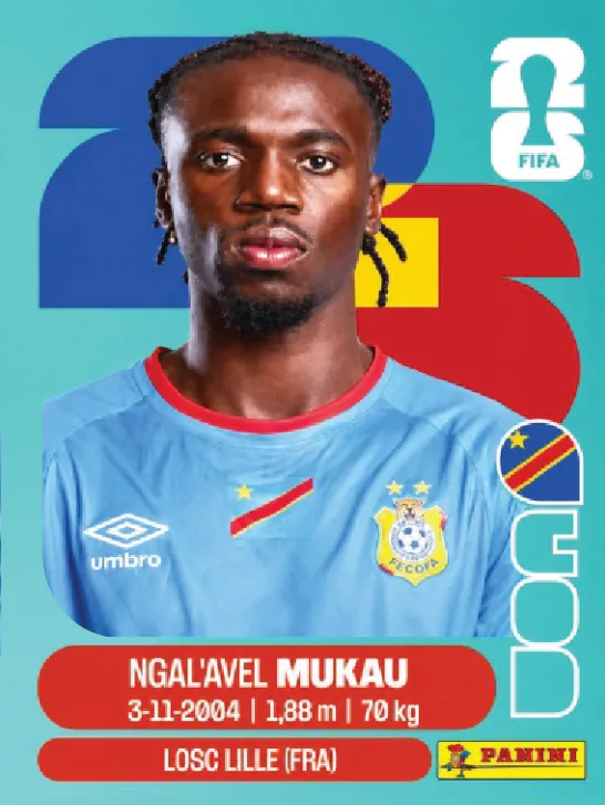 Figurinha COD9 — República Democrática do Congo